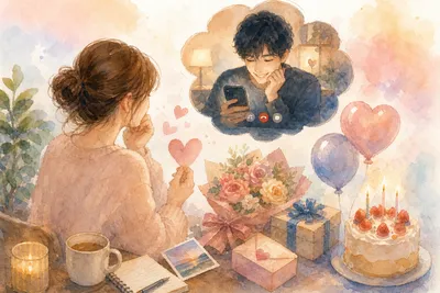 遠距離の彼氏の誕生日に何する？会えない日に気持ちが伝わる祝い方
