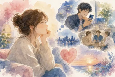 遠距離で彼氏が楽しそうに見えるのはなぜ？不安になる心理と向き合い方