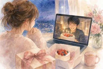 遠距離の彼氏の誕生日、ケーキはどう贈る？喜ばれる選び方と気持ちの伝え方