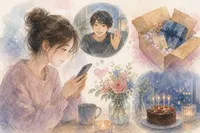彼氏の誕生日に遠距離で会えないとき、LINE・電話・配送で祝うアイデア