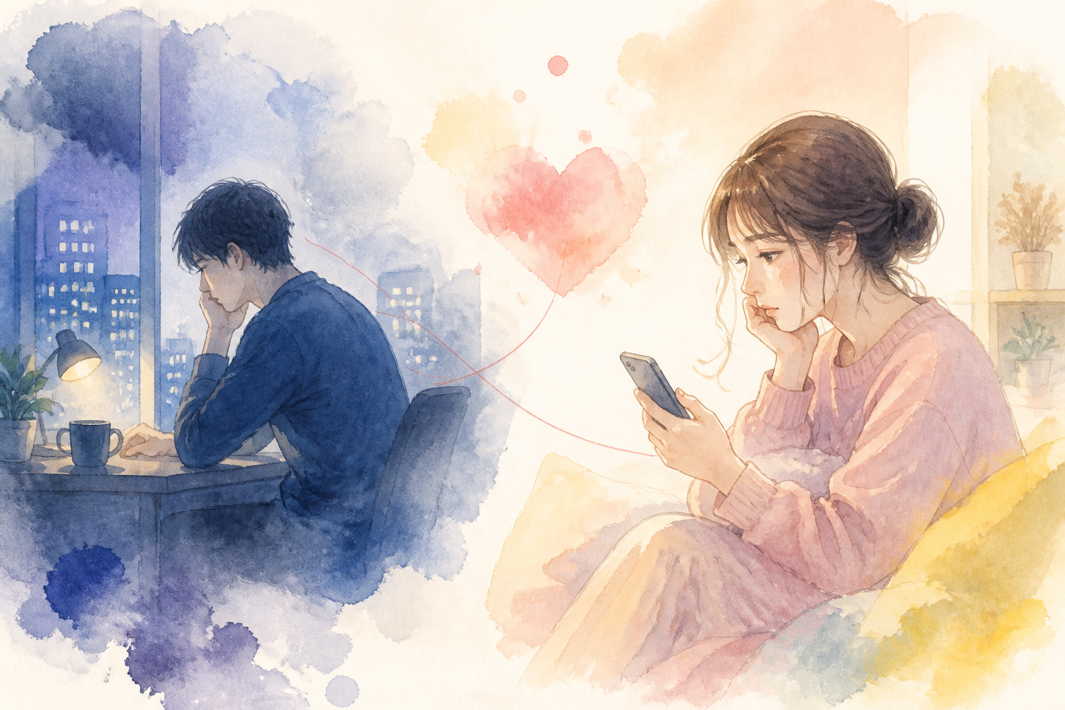 遠距離で彼が元気ないときにまず見ておきたいこと