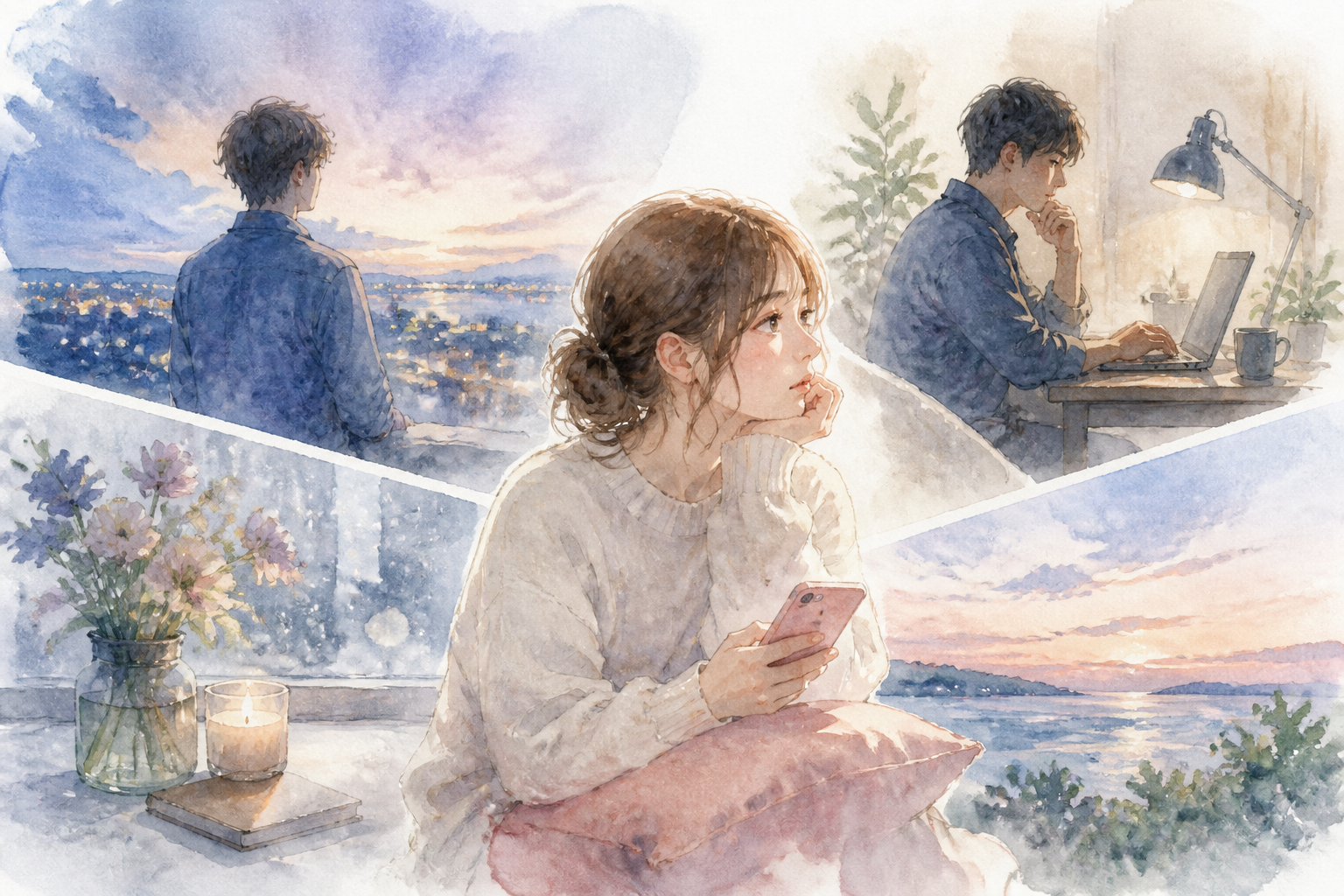 返信が遅いだけでは彼の気持ちは決めにくいんです