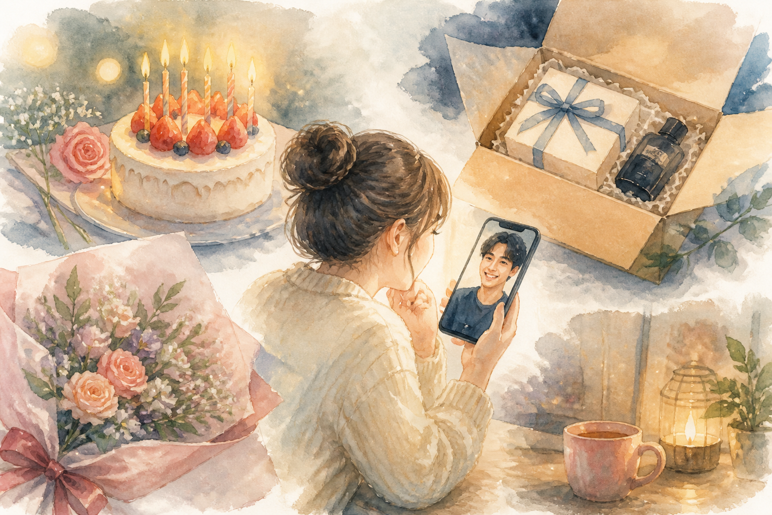 会えない誕生日でも気持ちは十分に伝えられます